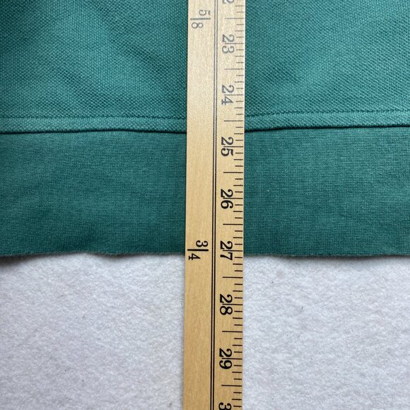 Brooks Brothers Zip Sweater Men's L Green Cotton Blend High Collar Pullover - Picture 12 of 12